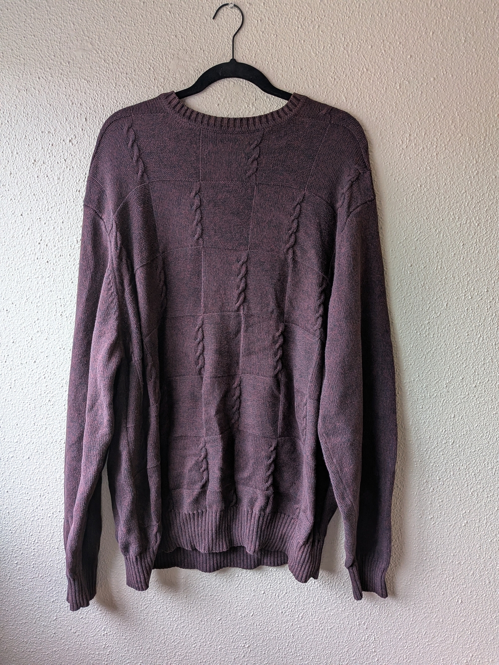 Geoffrey Beene Men's Crewneck Sweater in Mauve
